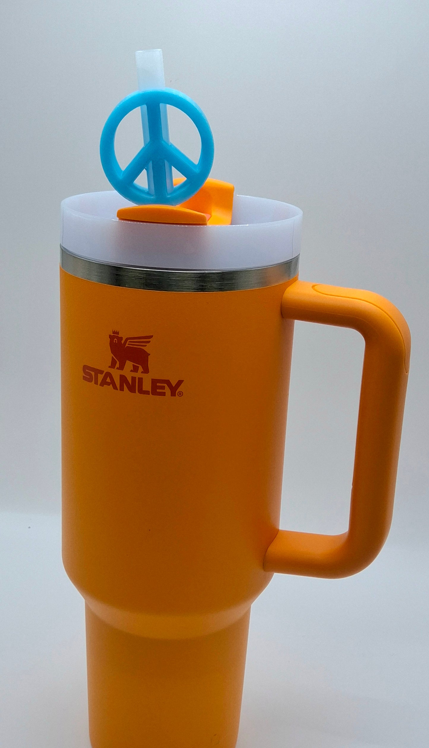 Peace Sign Straw Buddy