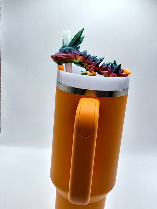 Crystal Dragon Straw Buddy