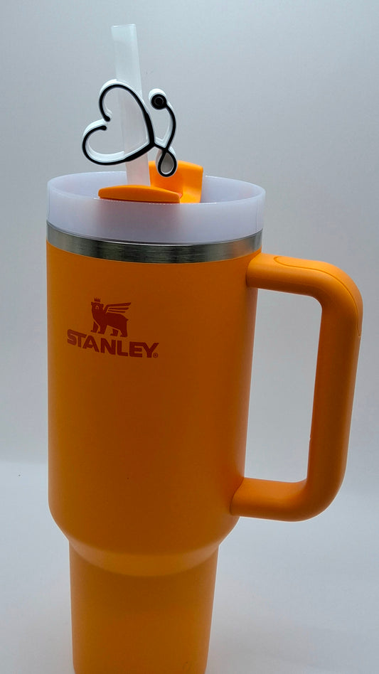 Stethoscope Heart Straw Buddy