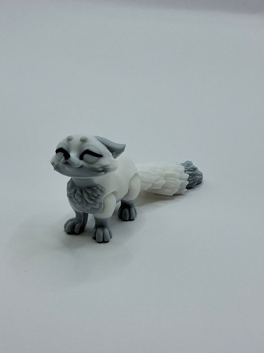 Sleepy Fox White